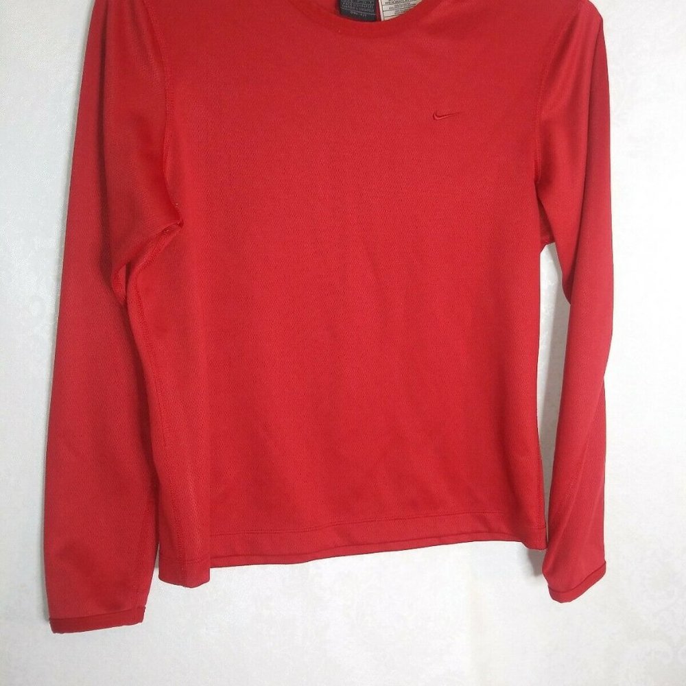 Nike Boys shirt size Small 4-6 Red 100% Polyester
